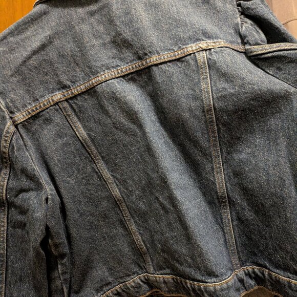 Pilcro | Anthropologie Puff-Sleeve Denim Jacket Size M - Picture 3 of 5